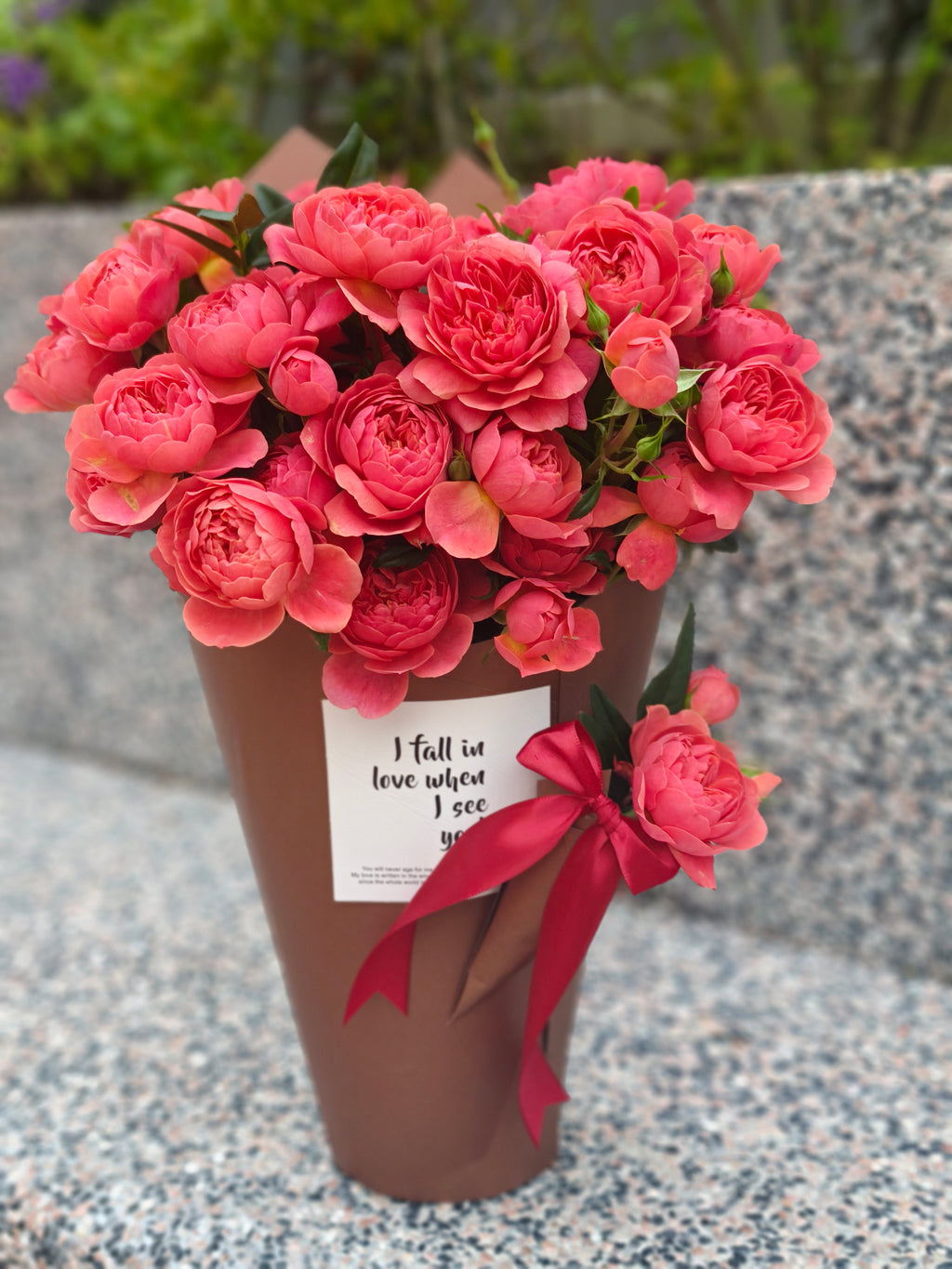 ice-cream cone bouquet