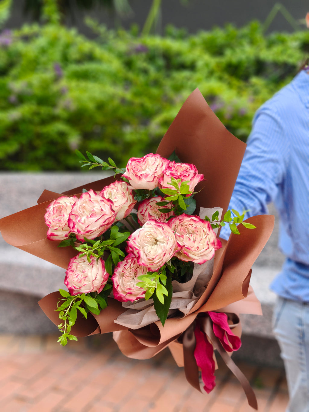 Apple Jack Rose Bouquet 苹果杰克玫瑰花束