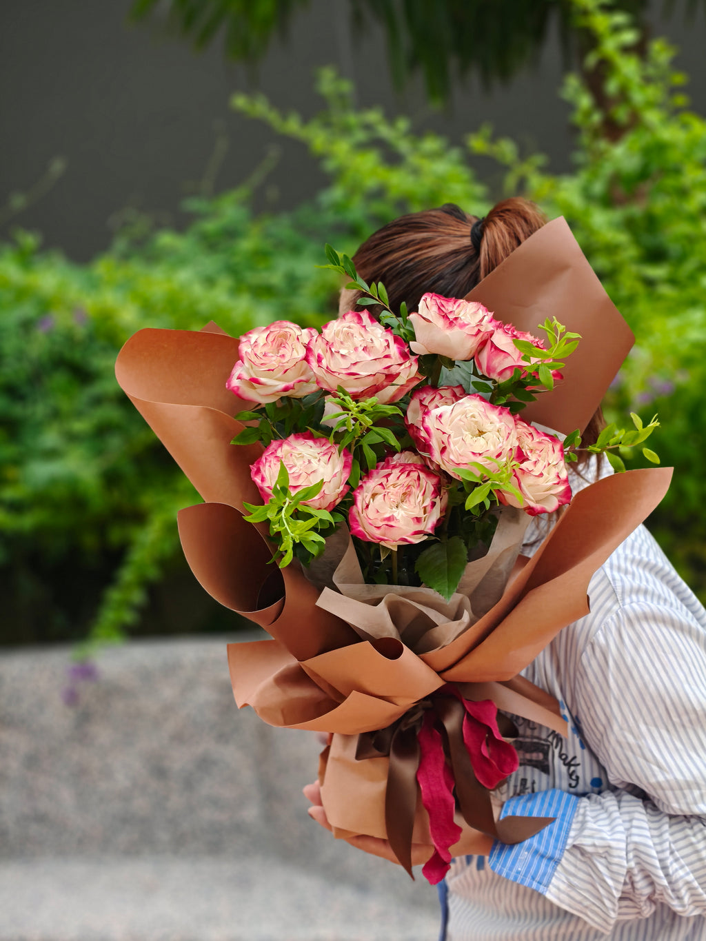 Apple Jack Rose Bouquet 苹果杰克玫瑰花束