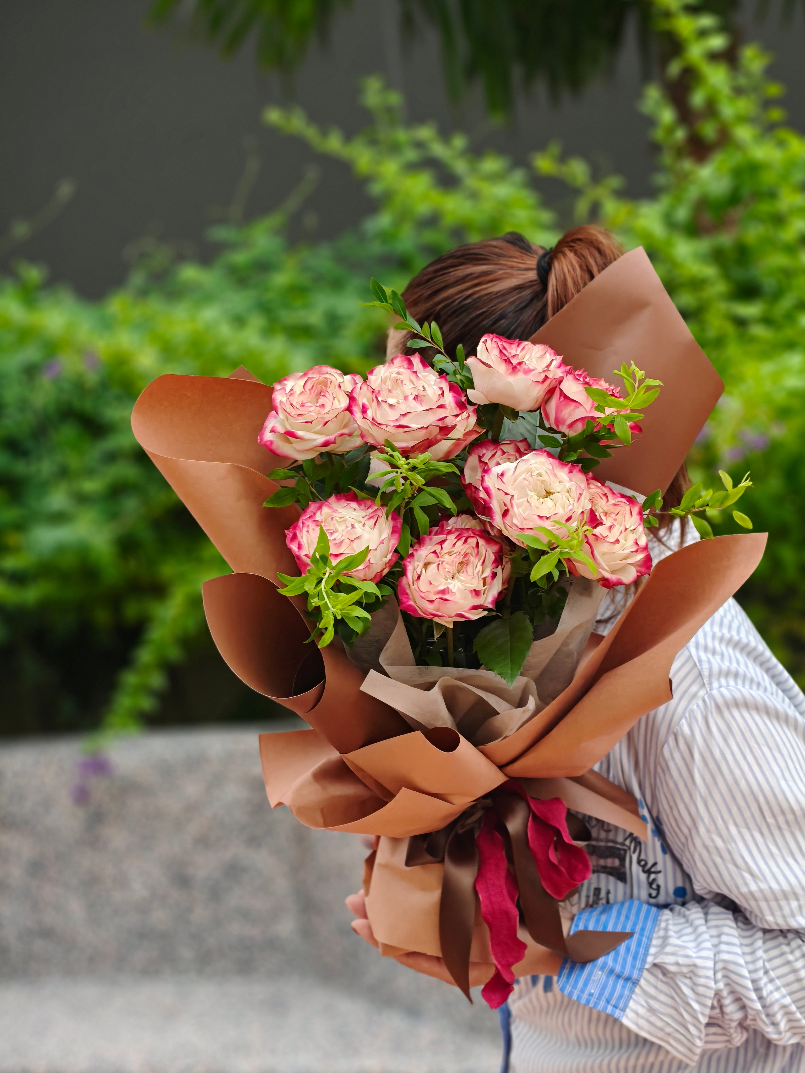 Apple Jack Rose Bouquet 苹果杰克玫瑰花束