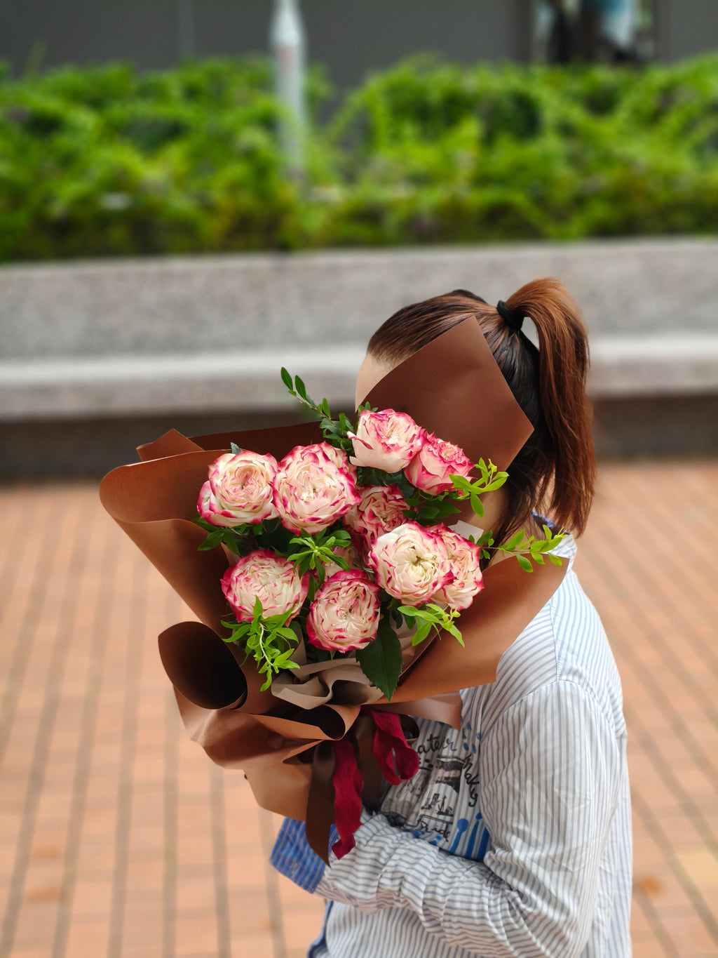 Apple Jack Rose Bouquet 苹果杰克玫瑰花束