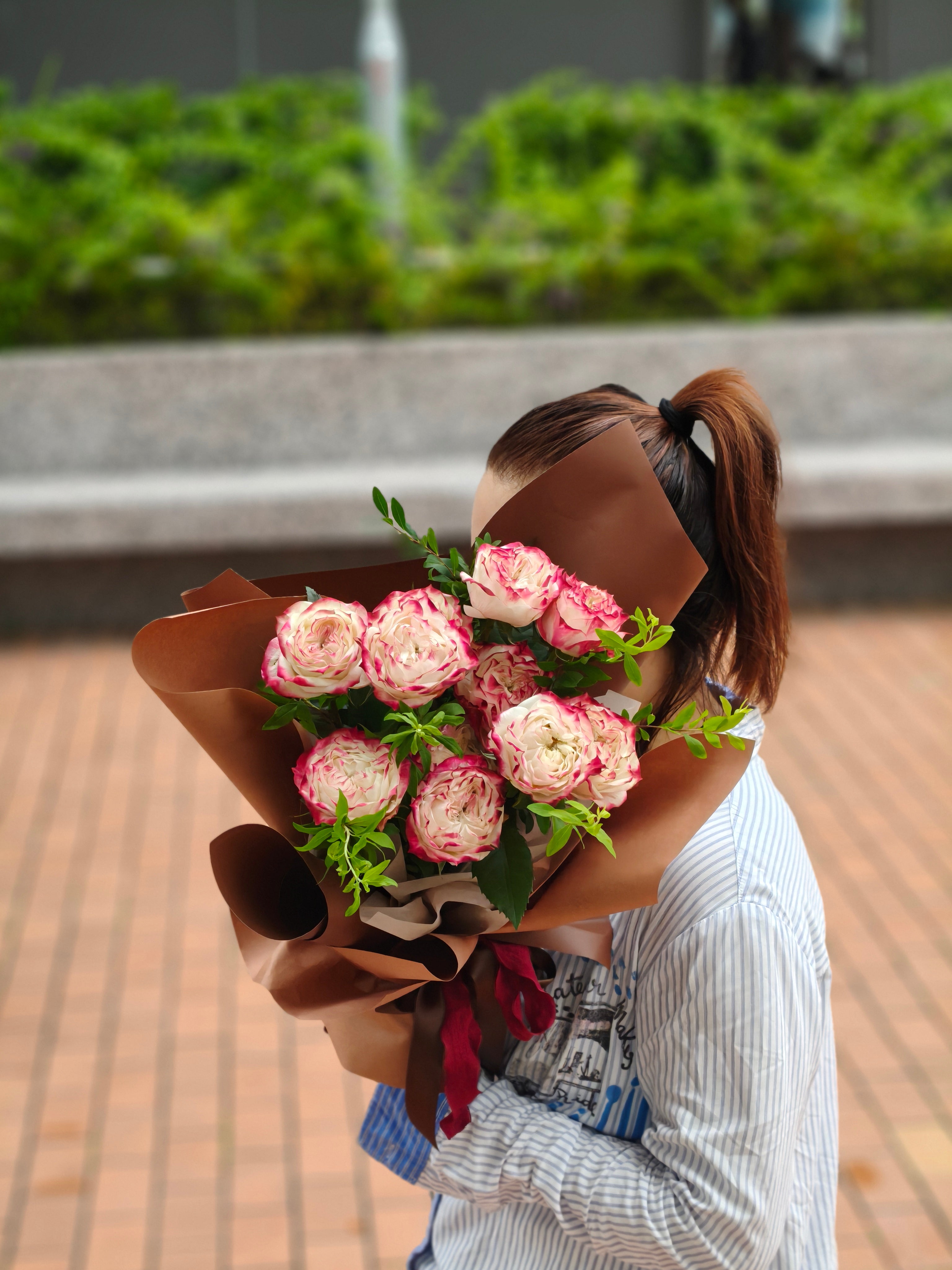Apple Jack Rose Bouquet 苹果杰克玫瑰花束