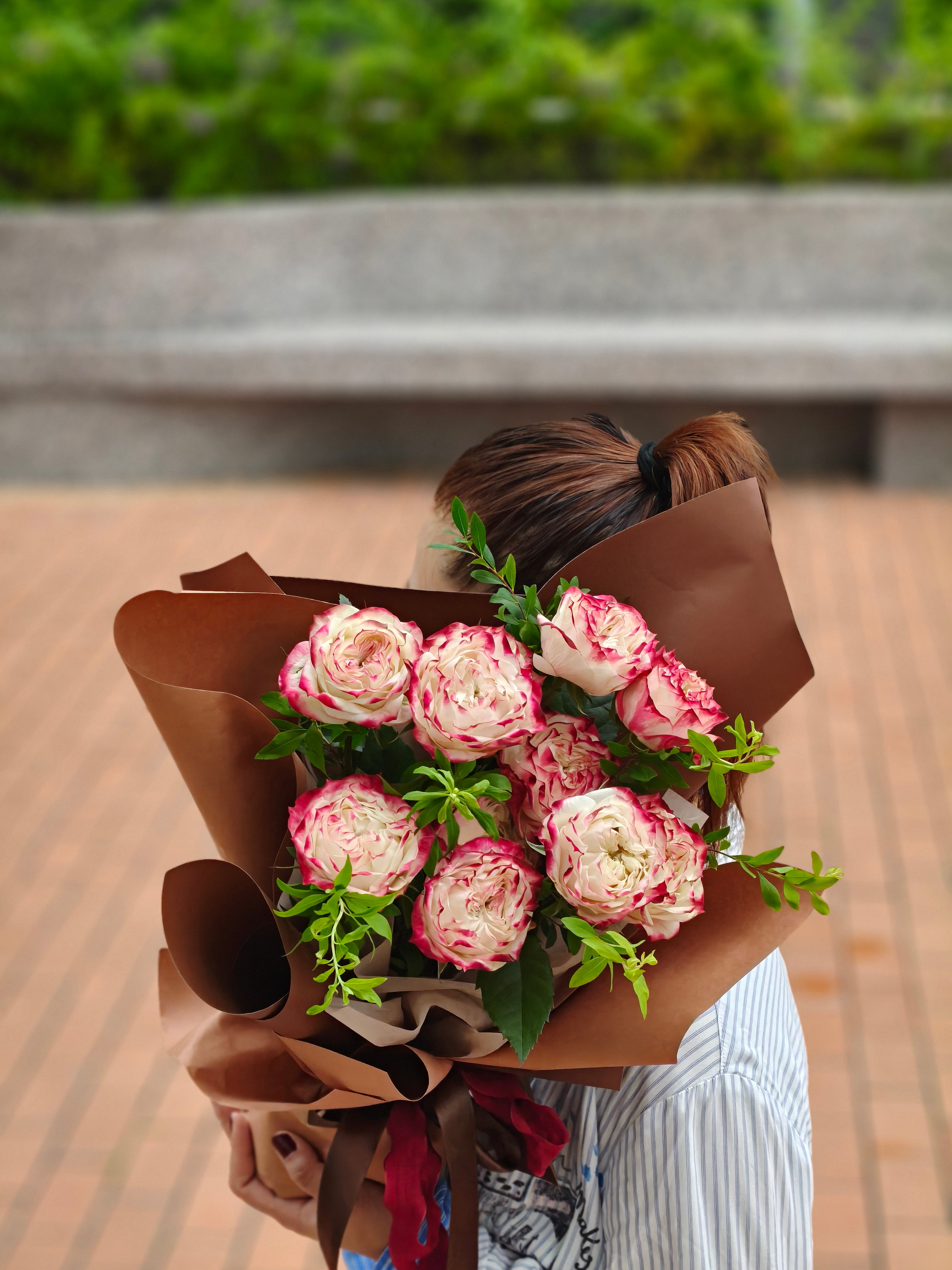 Apple Jack Rose Bouquet 苹果杰克玫瑰花束