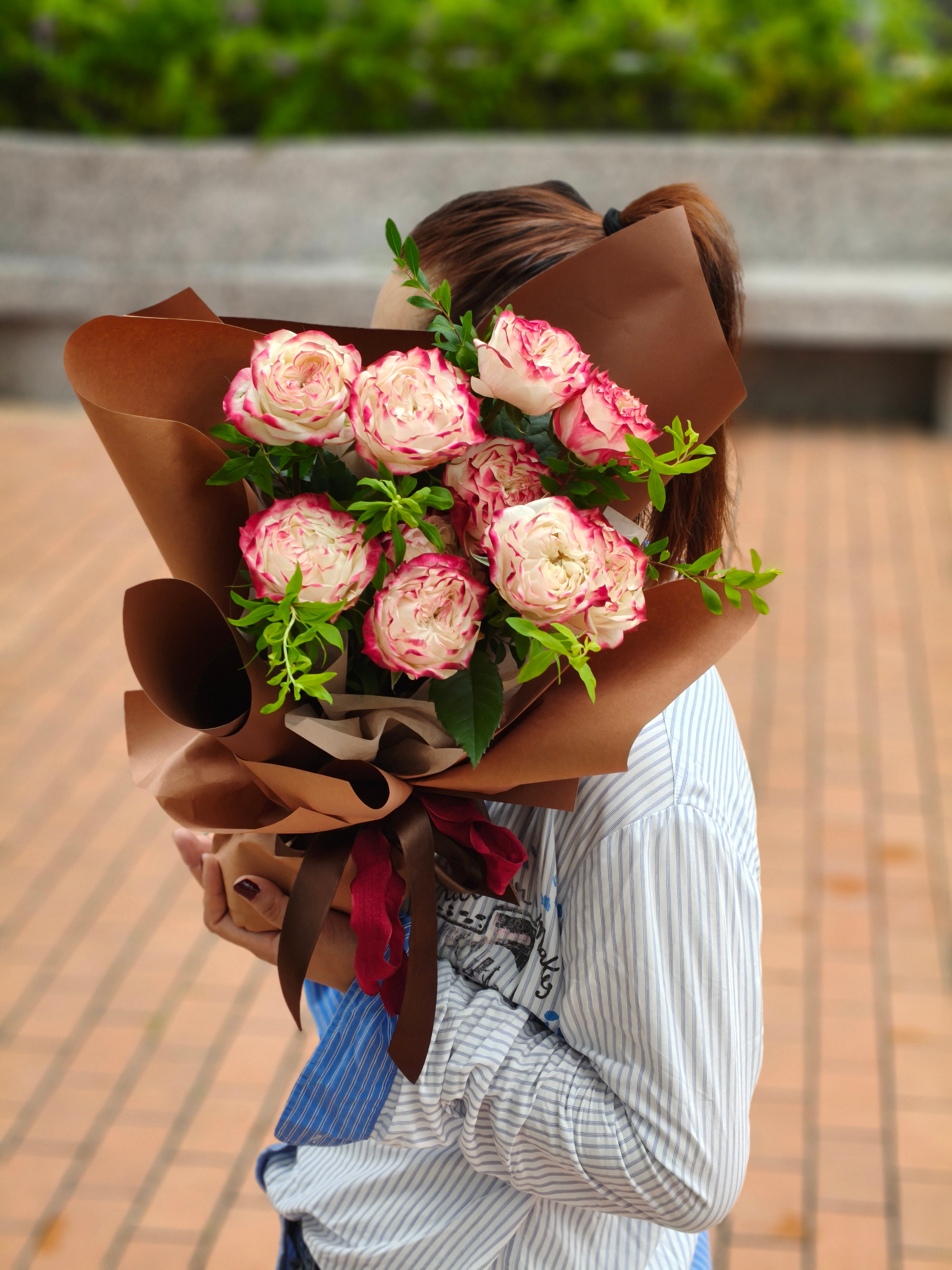 Apple Jack Rose Bouquet 苹果杰克玫瑰花束