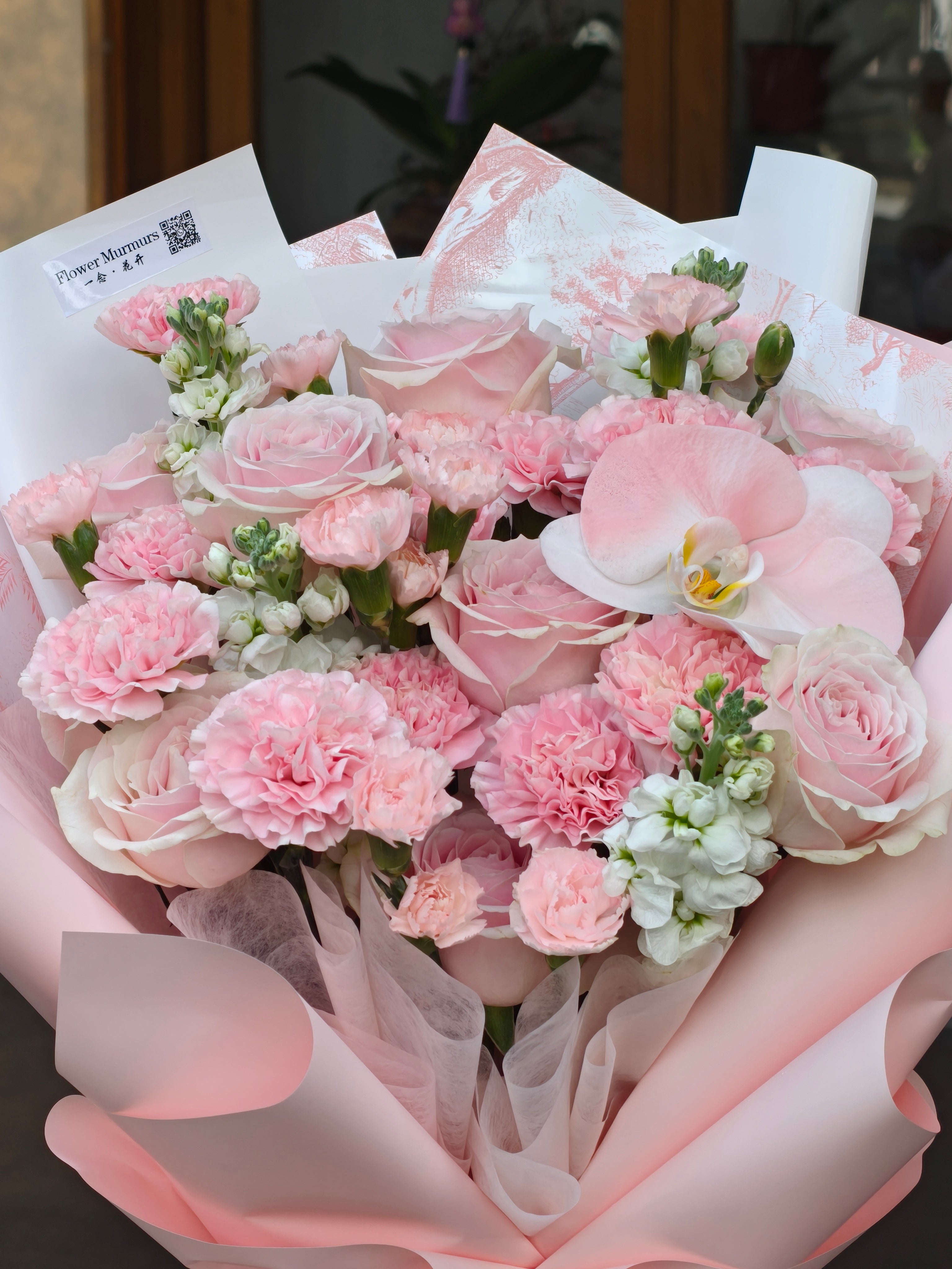 Blush Whisper Bouquet 粉漾花语花束