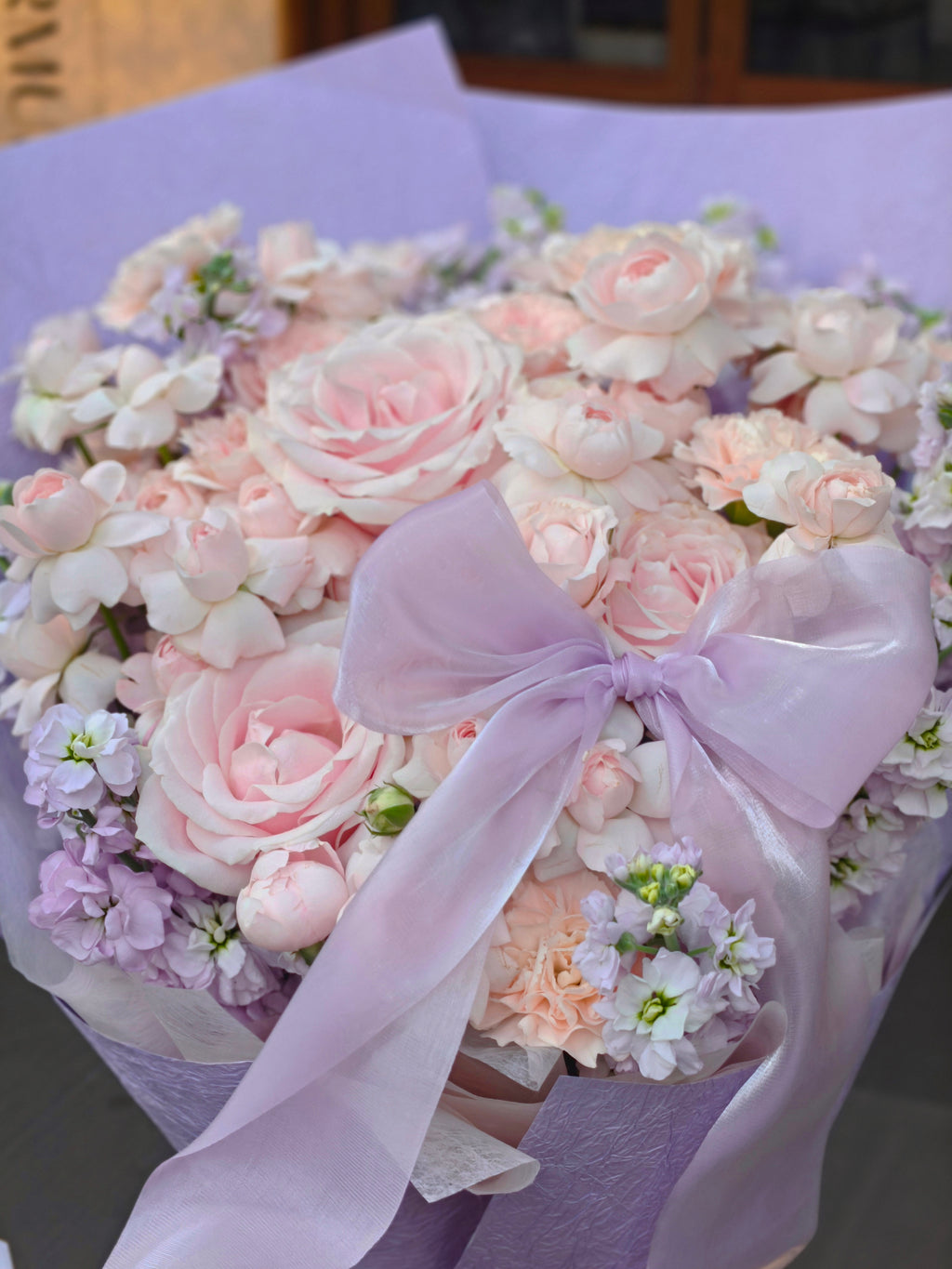 Fairy Kiss Violet Pink Purple Bouquet 仙子之吻紫罗兰粉紫花束