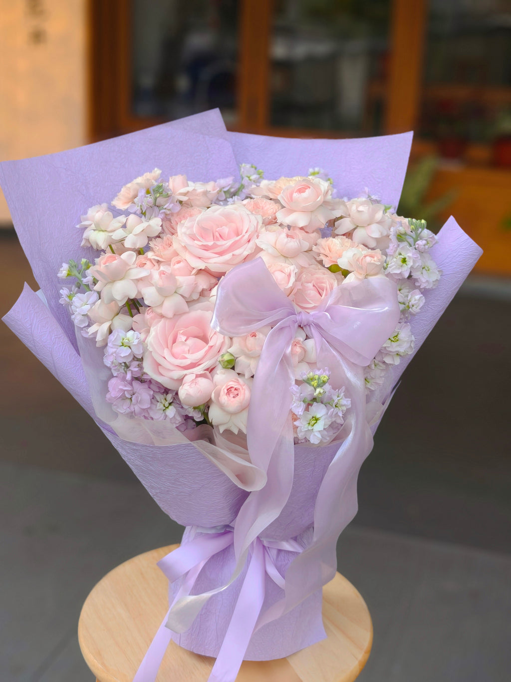 Fairy Kiss Violet Pink Purple Bouquet 仙子之吻紫罗兰粉紫花束
